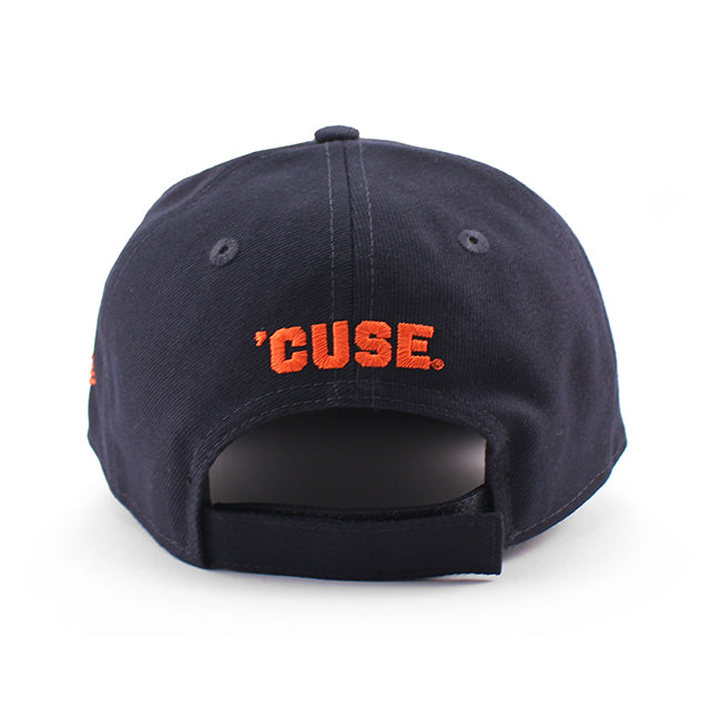 ニューエラ キャップ 9FORTY シラキュース オレンジ NCAA THE LEAGUE ADJUSTABLE CAP NAVY