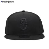 ニューエラ キャップ 9FIFTY シアトル マリナーズ MLB TEAM BASIC SNAPBACK CAP BLACKOUT