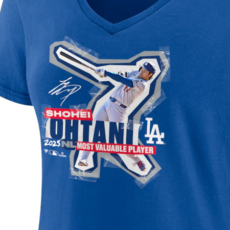 女性用 2025 ナショナルリーグ MVP 大谷翔平モデル 海外取寄 ロサンゼルス ドジャース Tシャツ