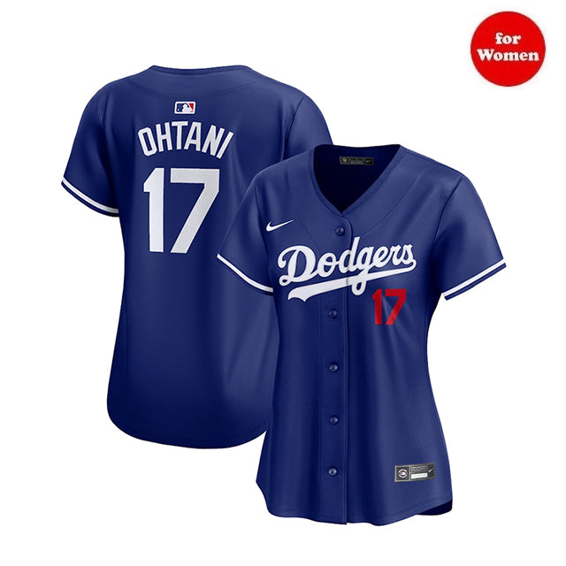 海外取寄 大谷翔平モデル 女性用 NIKE ナイキ レプリカユニフォーム ロサンゼルス ドジャース MLB WOMEN'S ALTERNATE LIMITED REPLICA COOL BASE JERSEY ROYAL BLUE