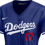 海外取寄 大谷翔平モデル 女性用 NIKE ナイキ レプリカユニフォーム ロサンゼルス ドジャース MLB WOMEN'S ALTERNATE LIMITED REPLICA COOL BASE JERSEY ROYAL BLUE