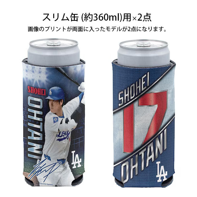 大谷翔平モデル 海外取寄 缶クージーパック ロサンゼルス ドジャース MLB SLIM&12oz. CAN KOOZIE FOUR PACK