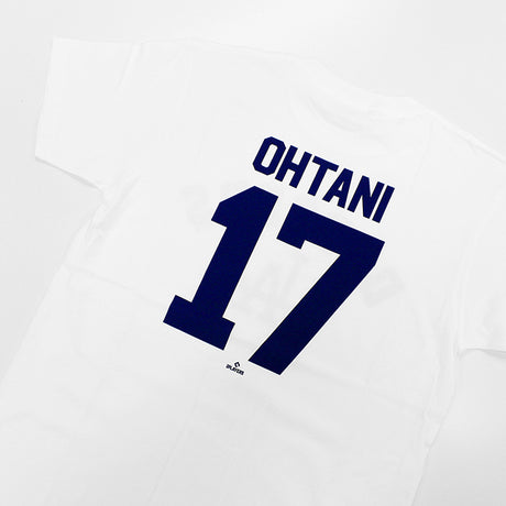 大谷翔平モデル ファナティクス Tシャツ ロサンゼルス ドジャース MLB NAME&NUMBER T-SHIRT WHITE