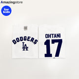 大谷翔平モデル ファナティクス 子供用 Tシャツ ロサンゼルス ドジャース MLB YOUTH NAME&NUMBER T-SHIRT WHITE