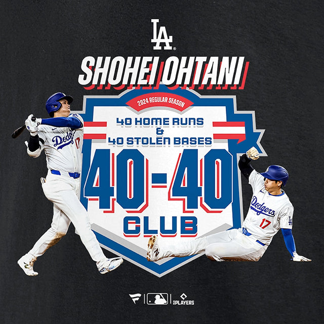 大谷翔平モデル 海外取寄 Tシャツ 40/40 CLUB T-SHIRT BLACK