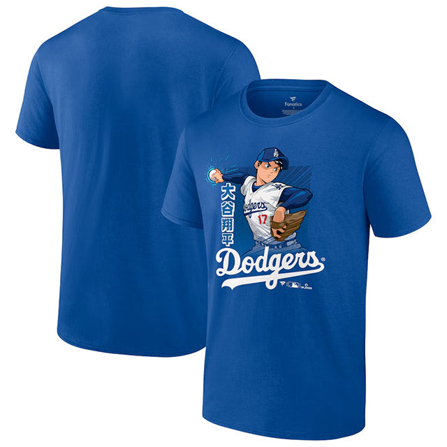 海外取寄 大谷翔平モデル Tシャツ ロサンゼルス ドジャース OHTANI ME T-SHIRT ROYAL BLUE