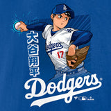 海外取寄 大谷翔平モデル Tシャツ ロサンゼルス ドジャース OHTANI ME T-SHIRT ROYAL BLUE