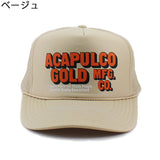 3色展開 アカプルコ ゴールド OJ LOGO TRUCKER CAP