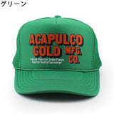3色展開 アカプルコ ゴールド OJ LOGO TRUCKER CAP