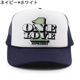 3色展開 アカプルコ ゴールド ONE LOVE TRUCKER CAP