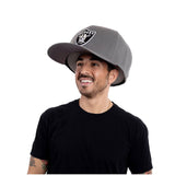 海外取寄 応援グッズ 特大帽子 ラスベガス レイダース NFL UNISEX OVERSIZED CAP GREY