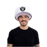 海外取寄 応援グッズ 特大帽子 ラスベガス レイダース NFL UNISEX OVERSIZED CAP WHITE