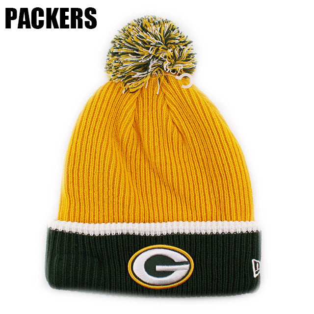 ニューエラ ニットキャップ ビーニー NFL FIRESIDE POM KNIT BEANIE CAP