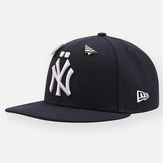 海外取寄 ニューエラ キャップ 59FIFTY ペーパープレーンズ x ニューヨーク ヤンキース JAŸ-Z30 FITTED CAP NAVY