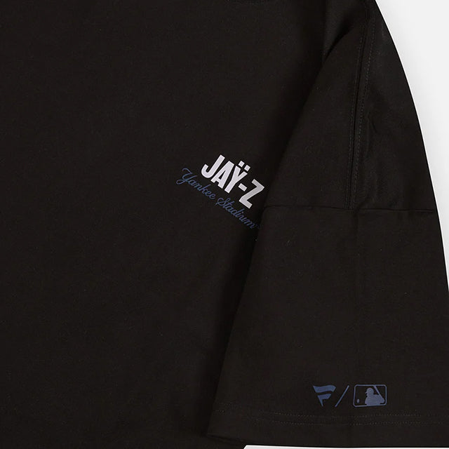 海外取寄 ペーパープレーンズ x ニューヨーク ヤンキース x ファナティクス Tシャツ PLANES X JAŸ-Z30 YANKEE STADIUM ANNIVERSARY T-SHIRT BLACK