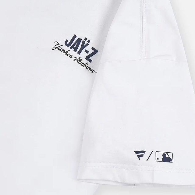 海外取寄 ペーパープレーンズ x ニューヨーク ヤンキース x ファナティクス Tシャツ PLANES X JAŸ-Z30 YANKEE STADIUM ANNIVERSARY T-SHIRT WHITE