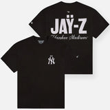 海外取寄 ペーパープレーンズ x ニューヨーク ヤンキース x ファナティクス Tシャツ PLANES X JAŸ-Z30 YANKEE STADIUM ANNIVERSARY T-SHIRT BLACK