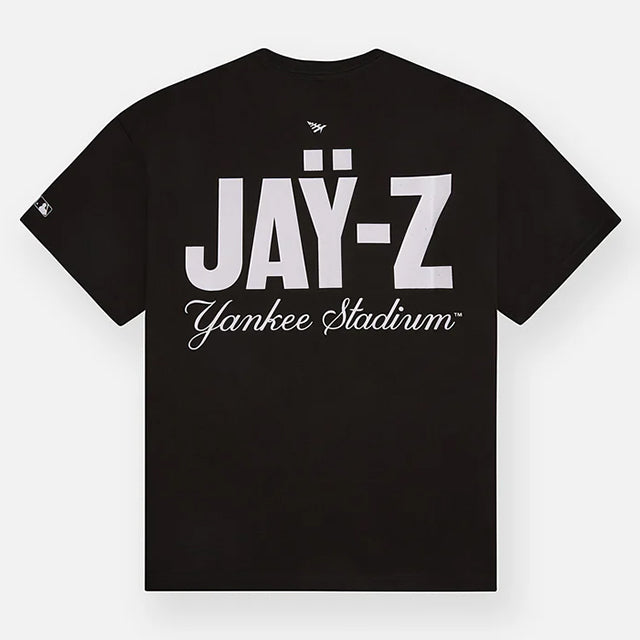 海外取寄 ペーパープレーンズ x ニューヨーク ヤンキース x ファナティクス Tシャツ PLANES X JAŸ-Z30 YANKEE STADIUM ANNIVERSARY T-SHIRT BLACK