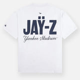 海外取寄 ペーパープレーンズ x ニューヨーク ヤンキース x ファナティクス Tシャツ PLANES X JAŸ-Z30 YANKEE STADIUM ANNIVERSARY T-SHIRT WHITE