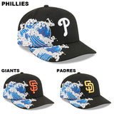 ニューエラ キャップ PC59FIFTY MLB PRE-CURVED SURF THE WAVE FITTED CAP