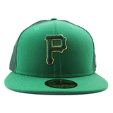 ニューエラ 59FIFTY ピッツバーグ パイレーツ MLB 2023 ST PATRICKS DAY FITTED CAP GREEN