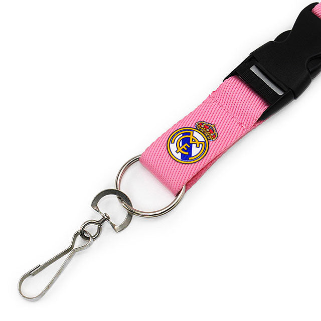 FC REAL MADRID SOCCER LANYARD PINK fc-real-madrid-soccer-lanyard-pink