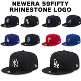 海外取寄 MLB ラインストーンロゴモデル ニューエラ キャップ 59FIFTY MLB RHINESTONE LOGO FITTED CAP