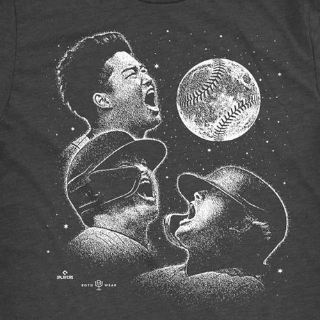 村上宗隆モデル 海外取寄 Tシャツ THREE MUNE MOON T-SHIRT シカゴ ホワイトソックス CHICAGO WHITE SOX ROTO WEAR CHARCOAL