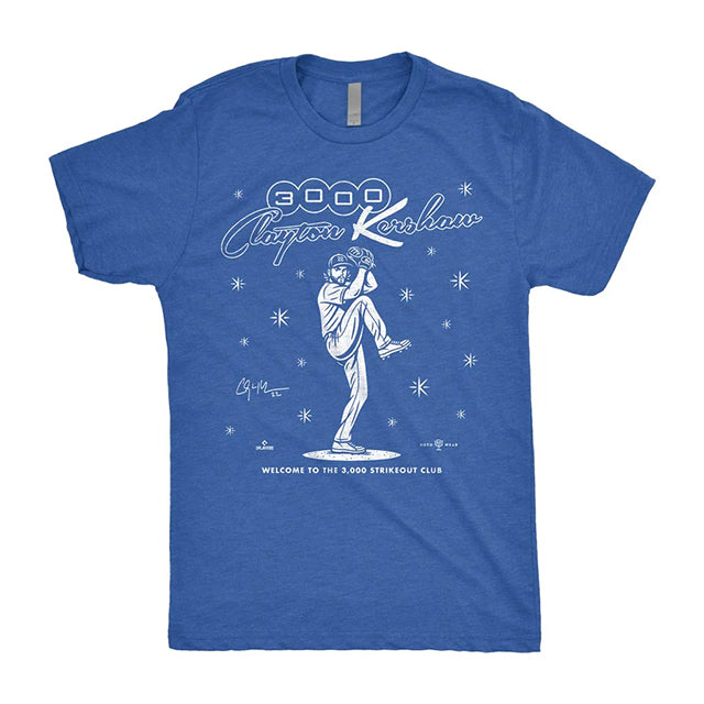 カーショウ ドジャースTシャツ USサイズS（日本サイズM相当） エムエルビー（MLB）（メンズ）野球ウェア ネーム&ナンバー 半袖