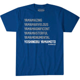 山本由伸モデル 海外取寄 ロサンゼルス ドジャース Tシャツ YAMA LIST T-SHIRT ROYAL BLUE