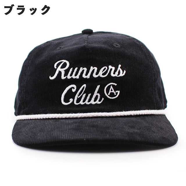 3色展開 アカプルコ ゴールド RUNNERS CLUB CORDUROY BOAT CAP