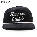 3色展開 アカプルコ ゴールド RUNNERS CLUB CORDUROY BOAT CAP