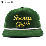 3色展開 アカプルコ ゴールド RUNNERS CLUB CORDUROY BOAT CAP