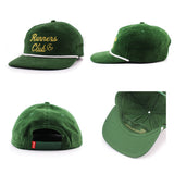 3色展開 アカプルコ ゴールド RUNNERS CLUB CORDUROY BOAT CAP