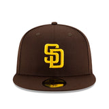 2024開幕ソウルシリーズモデル ニューエラ 59FIFTY サンディエゴ パドレス MLB 2024 WORLD TOUR SEOUL SERIES FITTED CAP BROWN