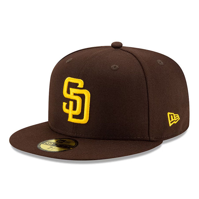 2024開幕ソウルシリーズモデル ニューエラ 59FIFTY サンディエゴ パドレス MLB 2024 WORLD TOUR SEOUL SERIES FITTED CAP BROWN