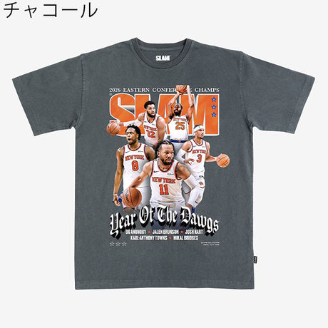 ニューヨーク ニックスモデル スラム Tシャツ海外取寄 2026 SLAM COVER T-SHIRT NEW YORK KNICKS