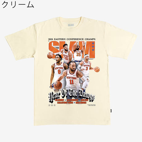ニューヨーク ニックスモデル スラム Tシャツ海外取寄 2026 SLAM COVER T-SHIRT NEW YORK KNICKS