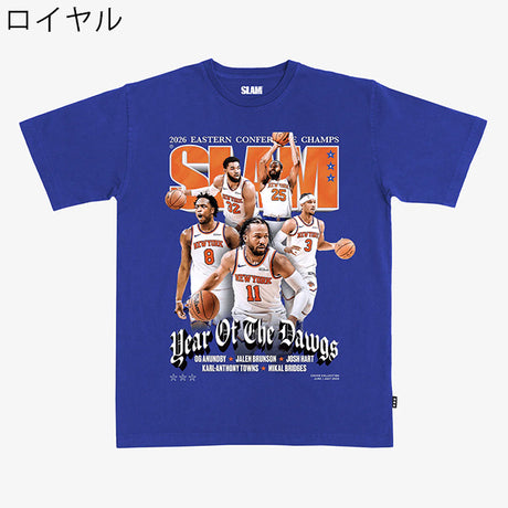 ニューヨーク ニックスモデル スラム Tシャツ海外取寄 2026 SLAM COVER T-SHIRT NEW YORK KNICKS