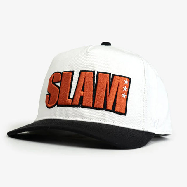 海外取寄 47ブランド キャップ スナップバック SLAM HITCH SNAPBACK CAP WHITE-BLACK