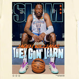 ジェイレン ウィリアムズモデル スラム オクラホマシティ サンダー Tシャツ海外取寄 2025 SLAM COVER T-SHIRT CREAM