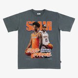 カーメロ+キヤン アンソニーモデル スラム シラキュース オレンジ Tシャツ海外取寄 2025 SLAM COVER T-SHIRT CHARCOAL