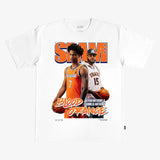 カーメロ+キヤン アンソニーモデル スラム シラキュース オレンジ Tシャツ海外取寄 2025 SLAM COVER T-SHIRT WHITE