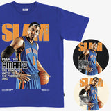アマーレ スタウダマイアーモデル スラム ニューヨーク ニックス Tシャツ 海外取寄 SLAM HARDWOOD CLASSIC COVER T-SHIRT