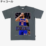 ジェイレン ブランソンモデル スラム ニューヨーク ニックス Tシャツ 海外取寄 KING OF NEW YORK COVER SLAM T-SHIRT