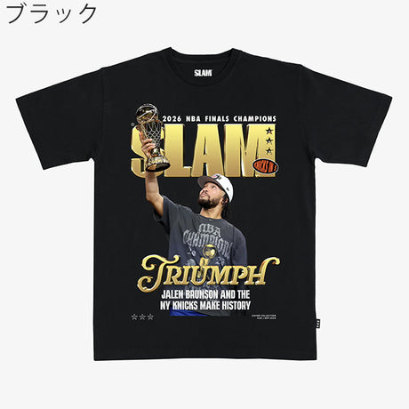 ジェイレン ブランソンモデル スラム ニューヨーク ニックス Tシャツ 海外取寄 2026 SLAM COVER CHAMPIONS T-SHIRT