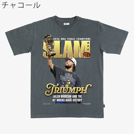 ジェイレン ブランソンモデル スラム ニューヨーク ニックス Tシャツ 海外取寄 2026 SLAM COVER CHAMPIONS T-SHIRT