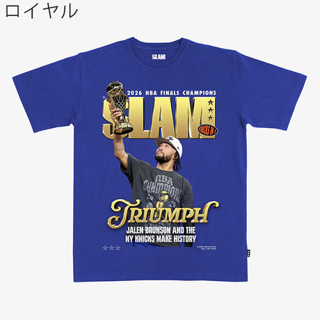 ジェイレン ブランソンモデル スラム ニューヨーク ニックス Tシャツ 海外取寄 2026 SLAM COVER CHAMPIONS T-SHIRT