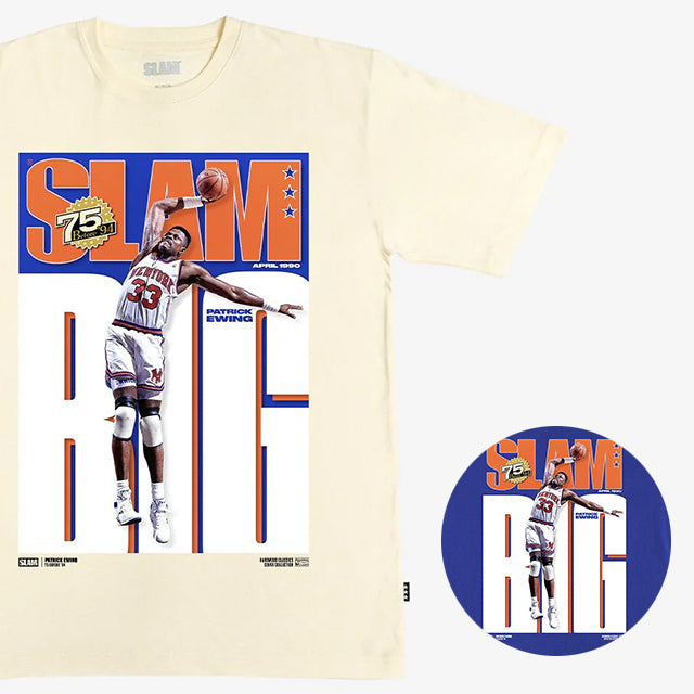 パトリック ユーイングモデル スラム ニューヨーク ニックス Tシャツ 海外取寄 2026 SLAM COVER T-SHIRT BEFORE’94
