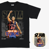アラン ヒューストンモデル スラム ニューヨーク ニックス Tシャツ 海外取寄 2026 SLAM HARDWOOD CLASSIC COVER T-SHIRT